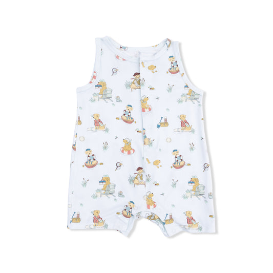Lake buddy dogs sleeveless shortie romper