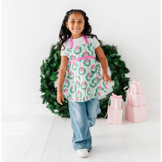 Juniper ruffle baking apron