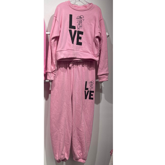 Love ballet sweatpants - pink