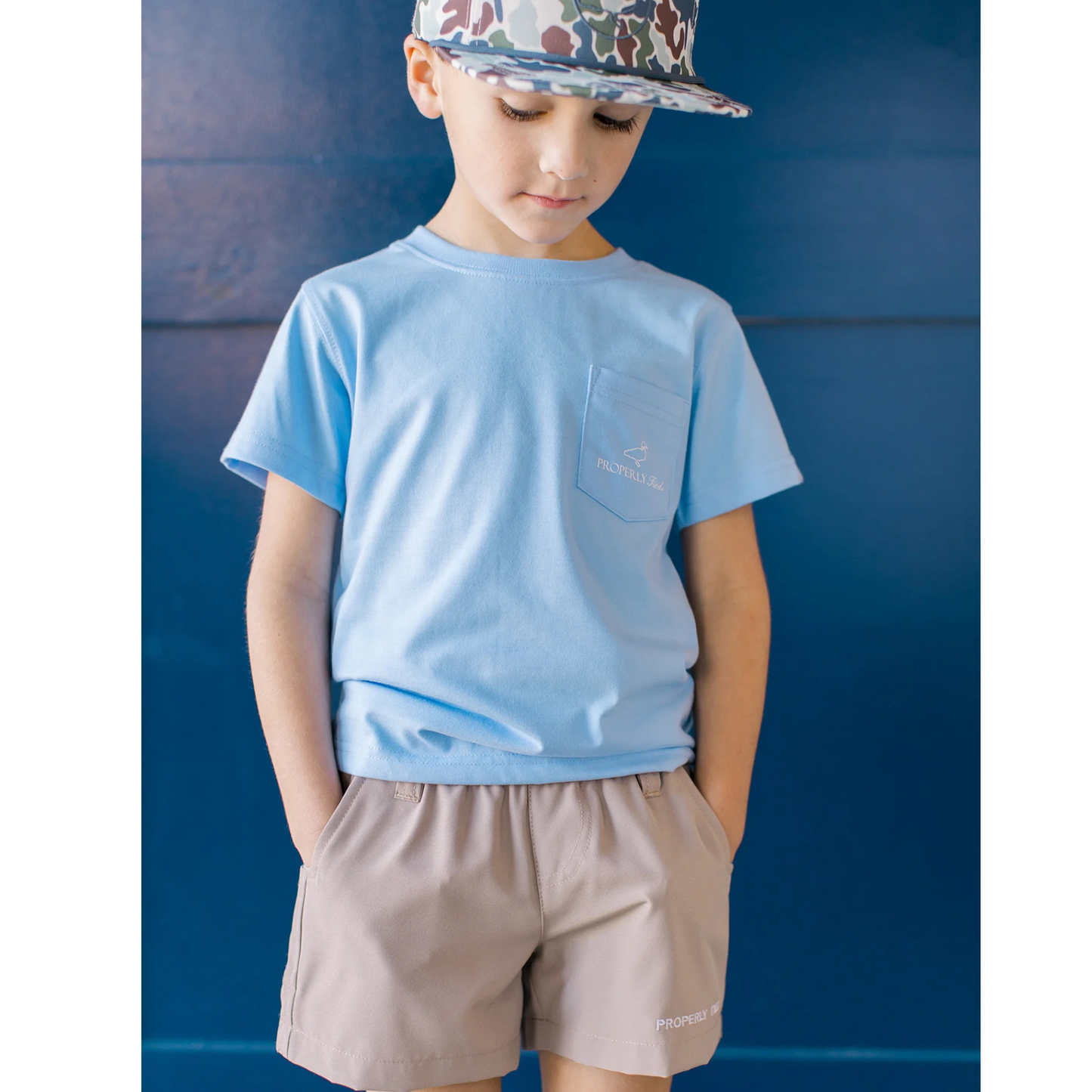Study buddy s/s tee - light blue