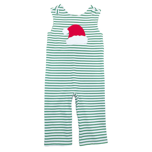 Jack longall - Santa hat green stripe