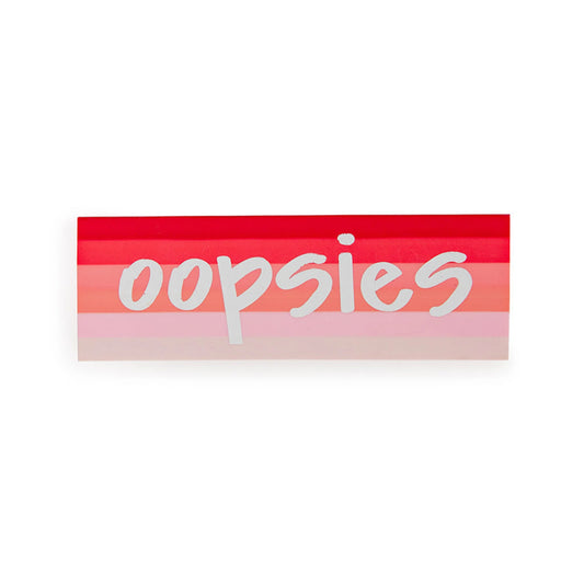 Pink oopsies eraser
