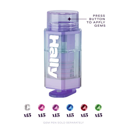 Hally gem pen multi-colored refill