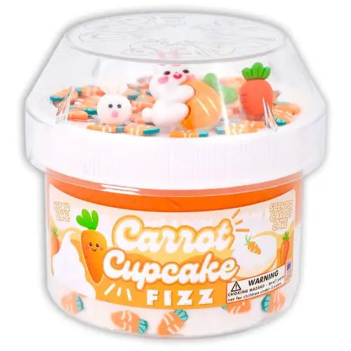 Carrot cupcake fizz slime