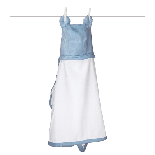 Luxe baby towel - cornflower