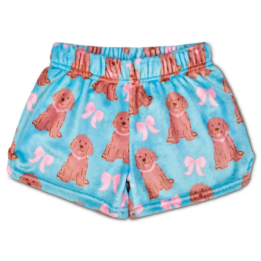 Pretty pups plush shorts
