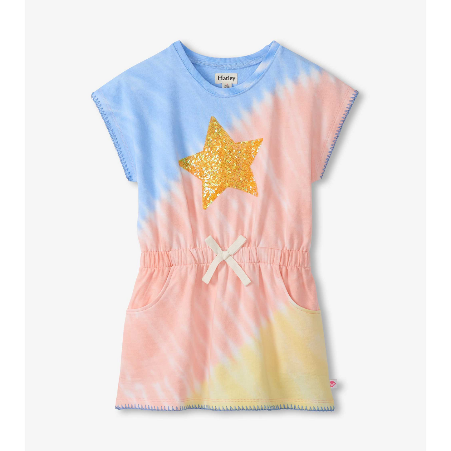 Star ombre pull on dress