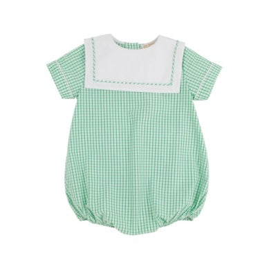 Townes top sail bubble - kiawah kelly green windowpane