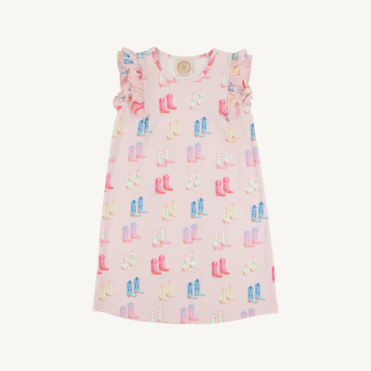 Ruehling ruffle dress - cute to boot