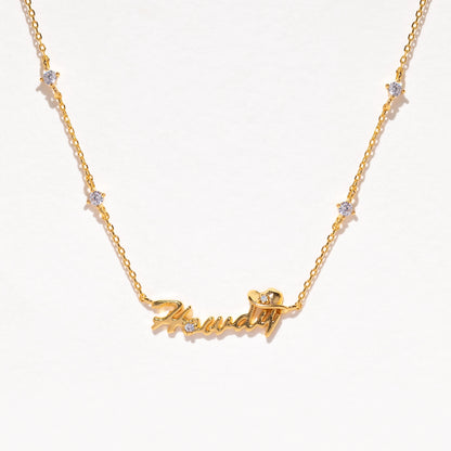Howdy, partner choker - gold