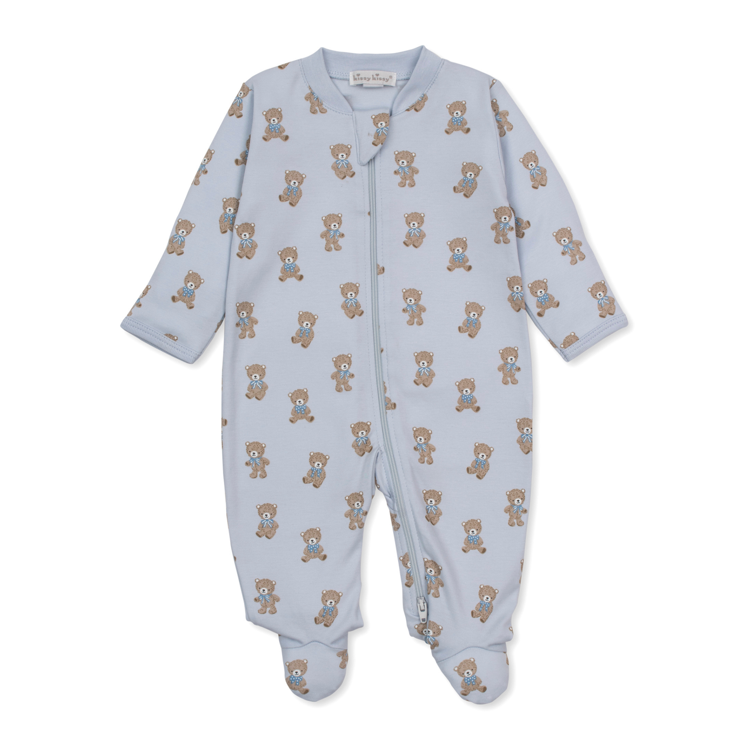 Teddy bear club footie - blue