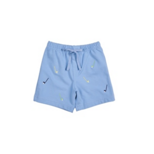 Golf club pull on shorts