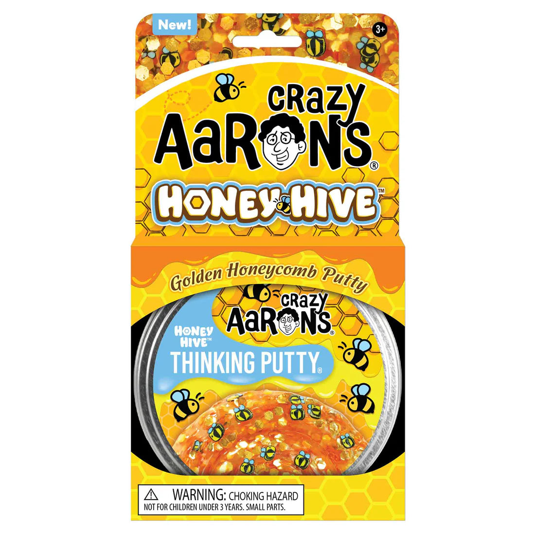 Honey hive - full size 4" thinking putty tin