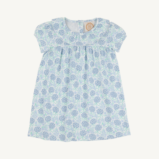 Ramona s/s ruffle dress - handful of hydrangeas