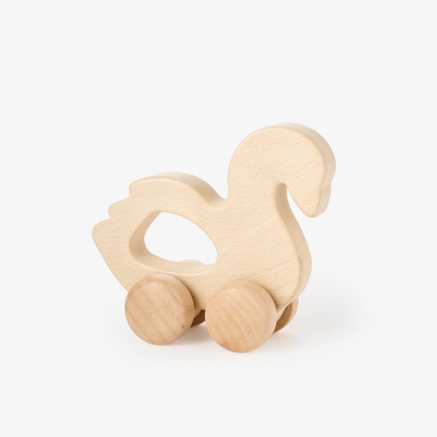 Wooden toy swan
