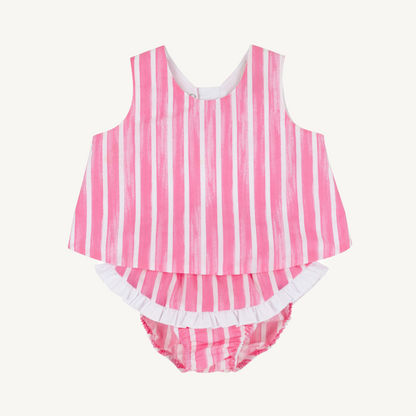 Mary todd tab set - sea wall stripe