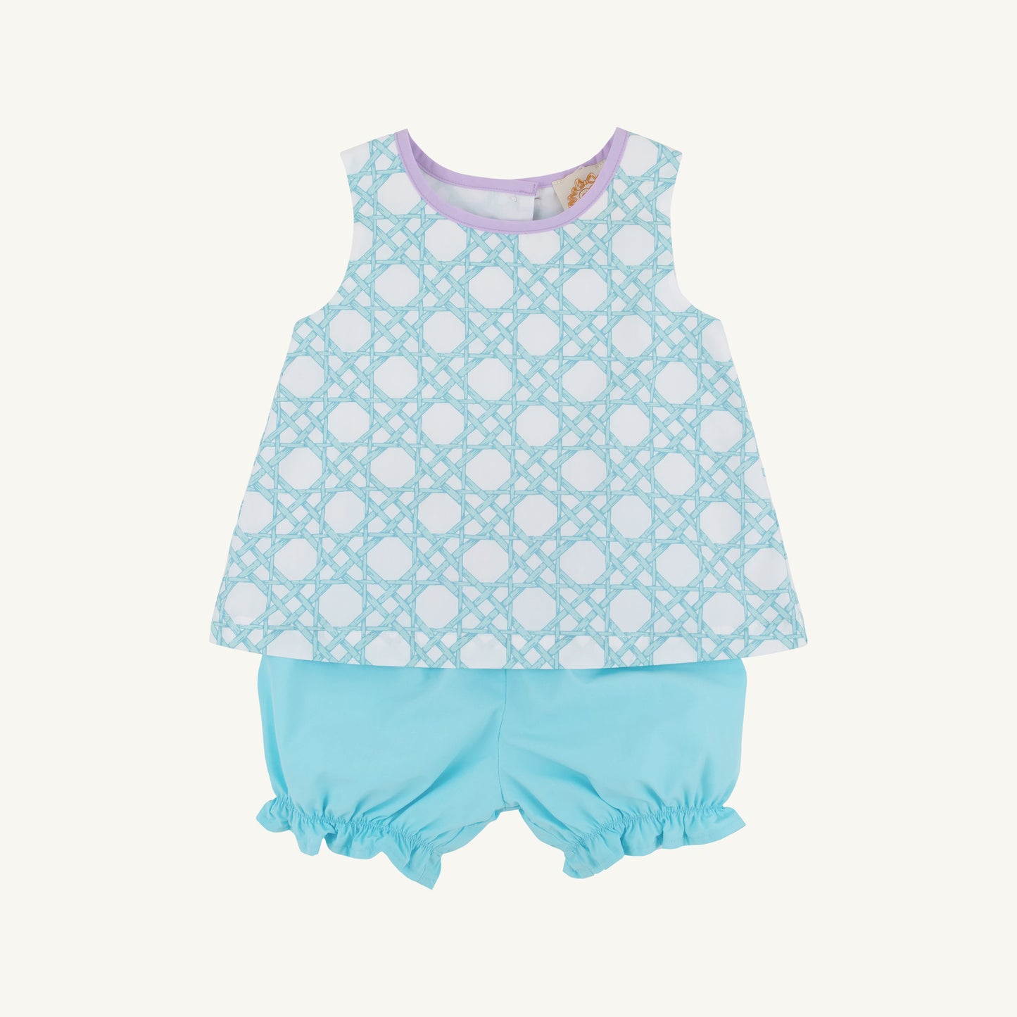 Lucy boone button bloomer set - catamaran cane