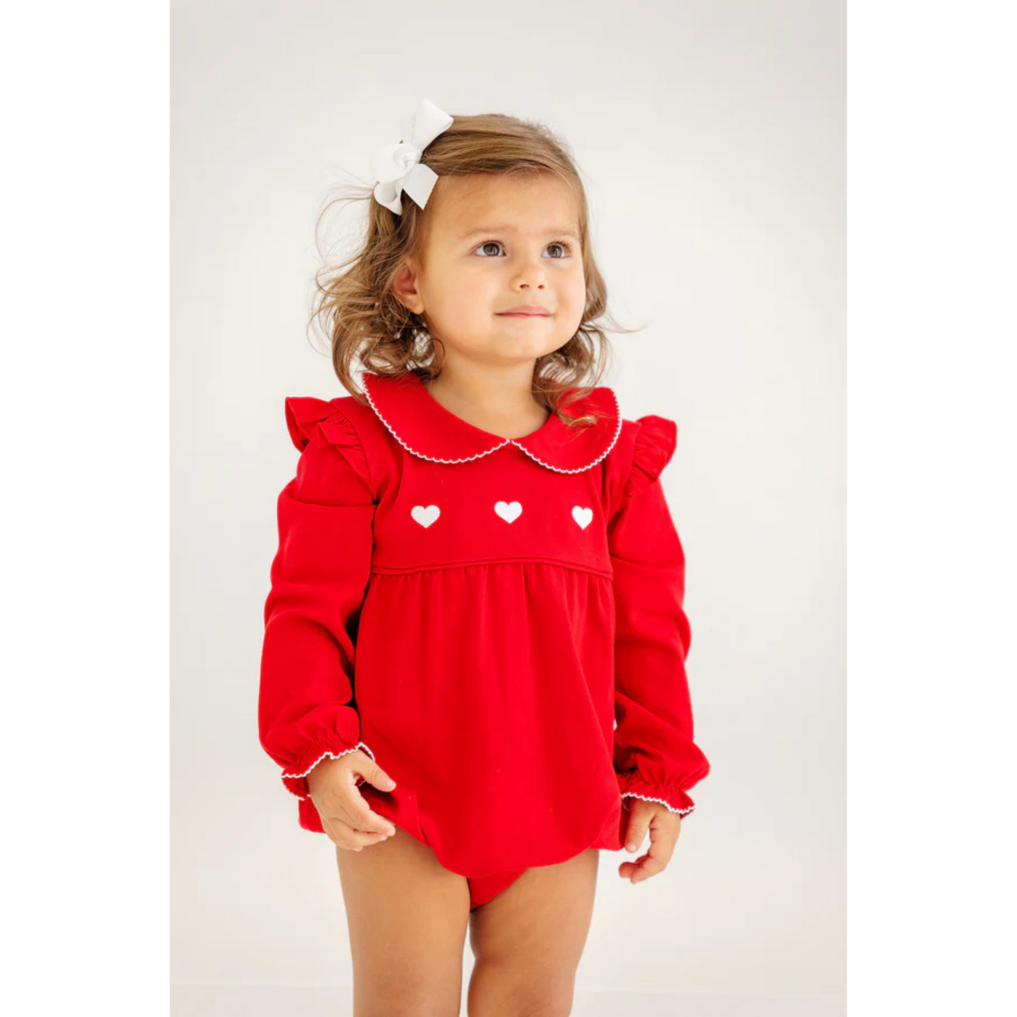 L/s biltmore bubble - hearts/richmond red