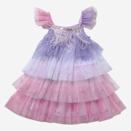 4 layered tutu dress