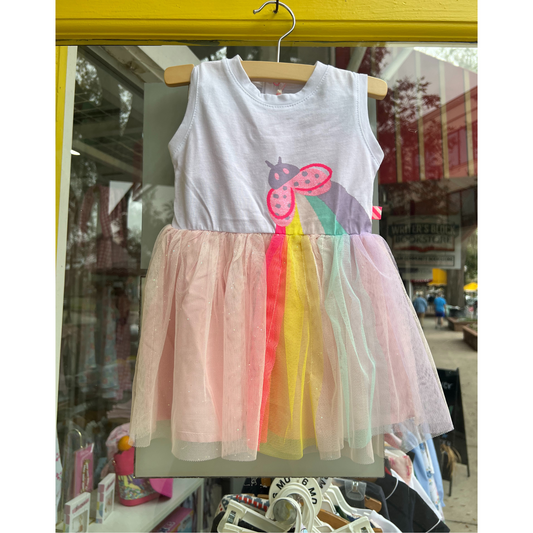 Rainbow dress & bloomer set