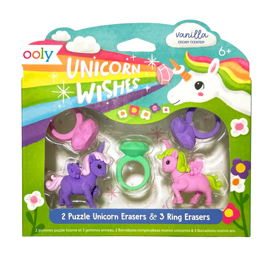 Unicorn wishes - scented erasers