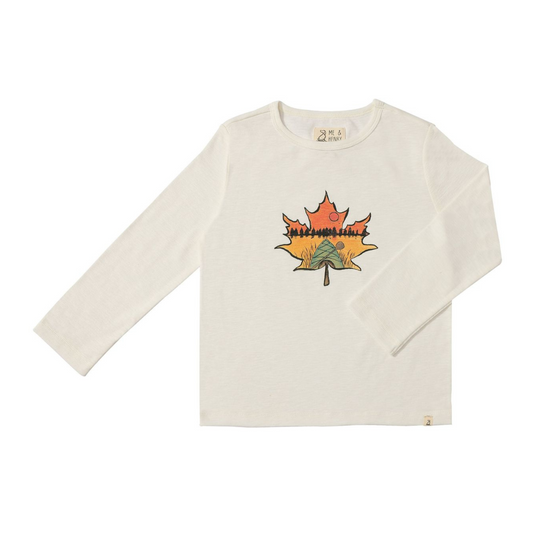 Maple leaf l/s tee
