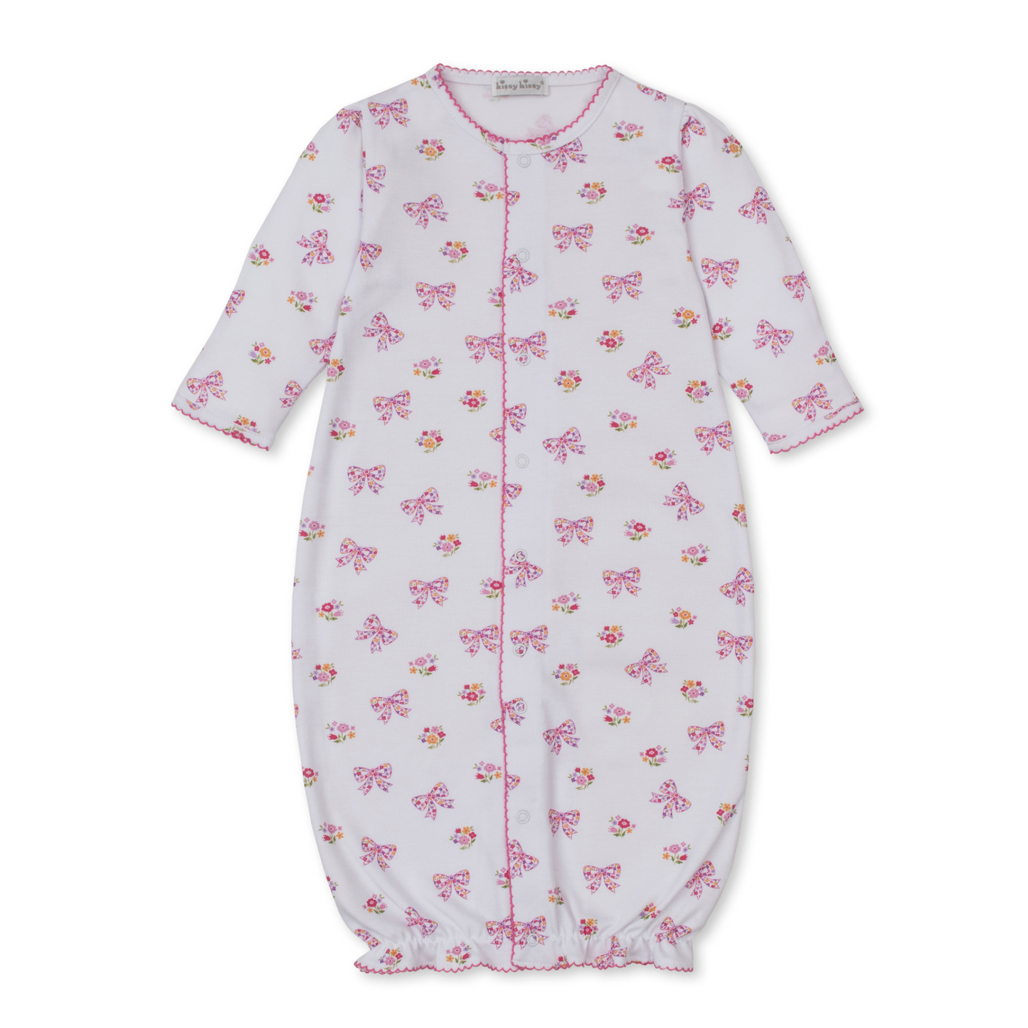 Blossoming bows conv gown