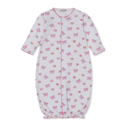 Blossoming bows conv gown