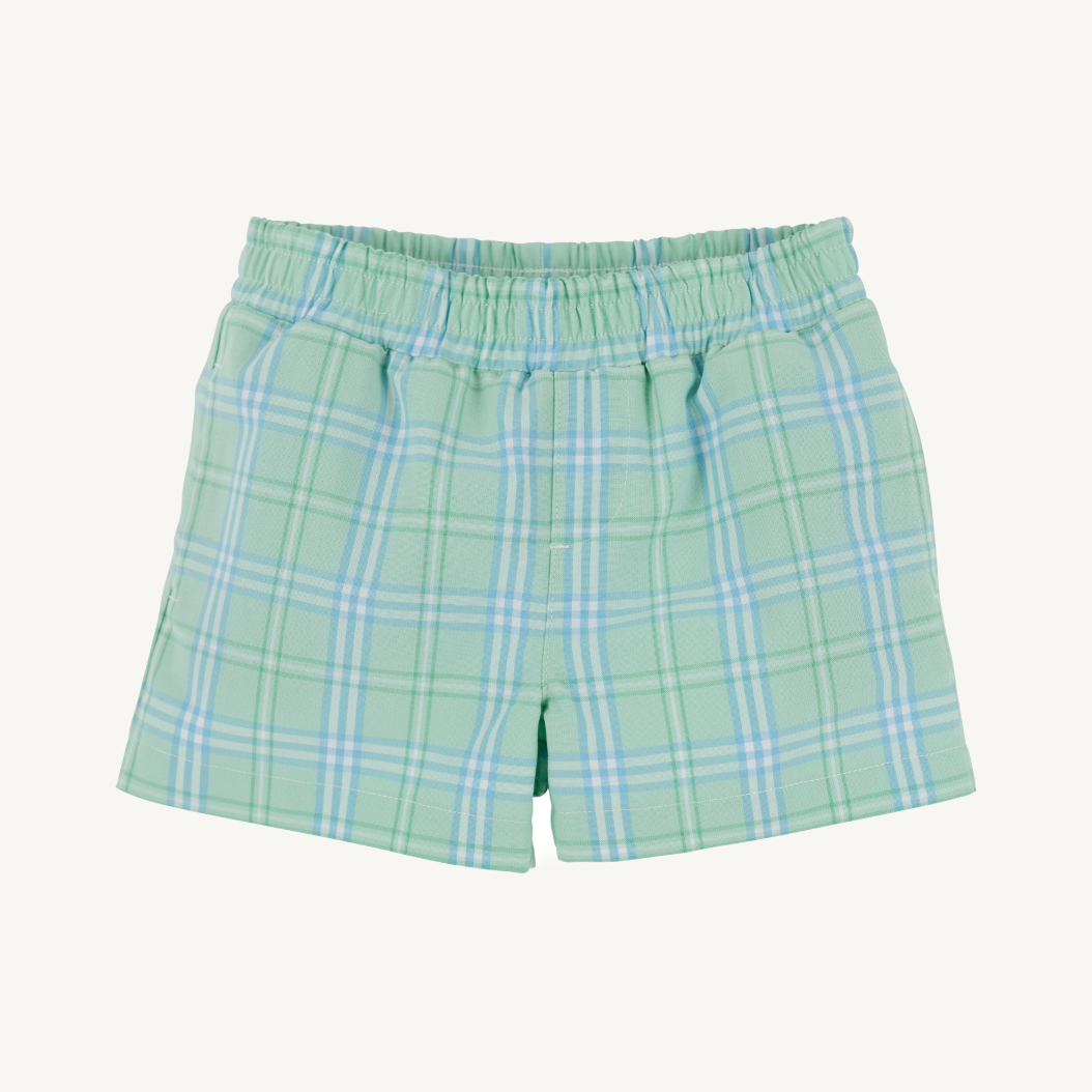 Sheffield shorts - pelham bay plaid green