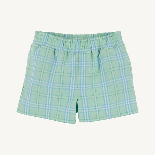 Sheffield shorts - pelham bay plaid green