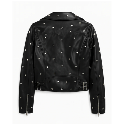 Nicks jacket - black vegan leather