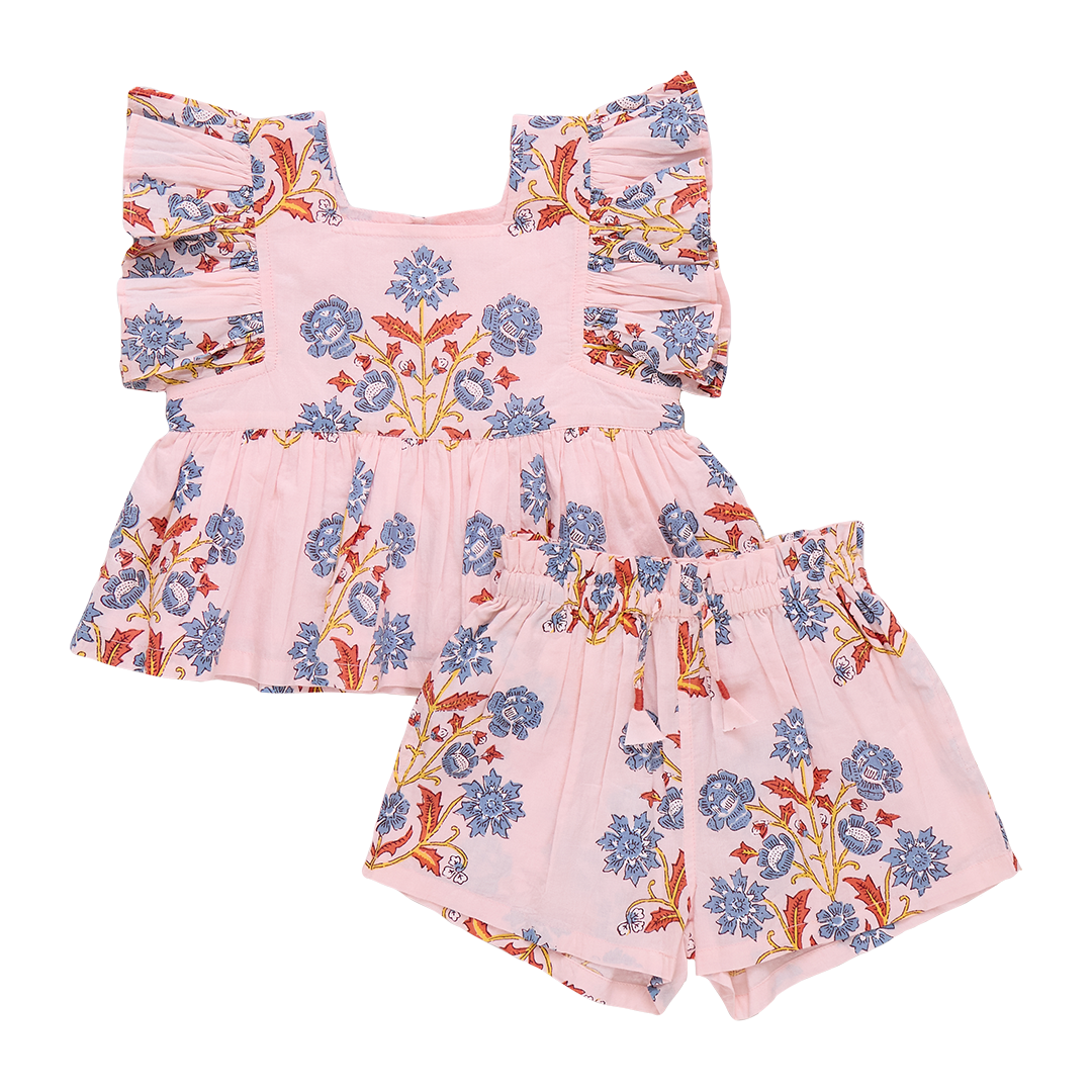 Pink provence floral else 2pc set