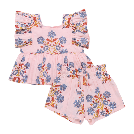 Pink provence floral else 2pc set