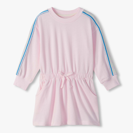 Ballerina ribbon sleeve cozy dress