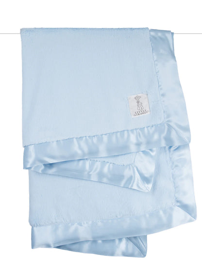 Luxe baby blanket - blue