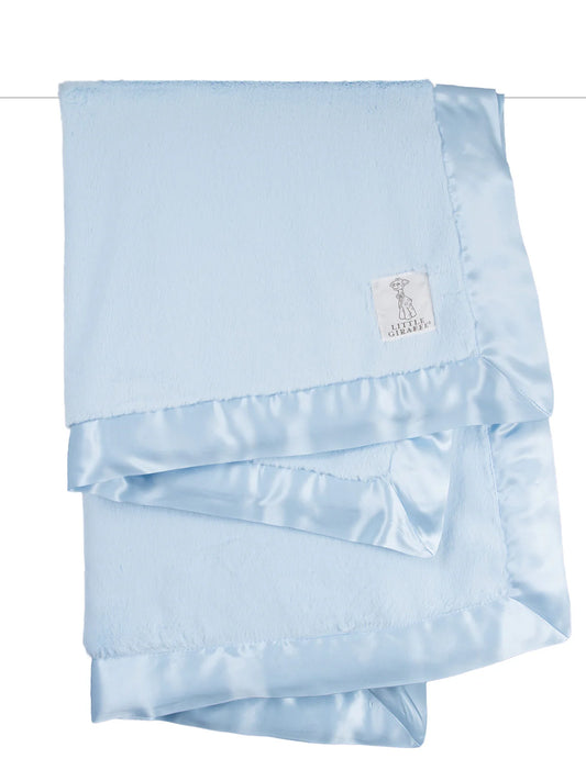 Luxe baby blanket - blue