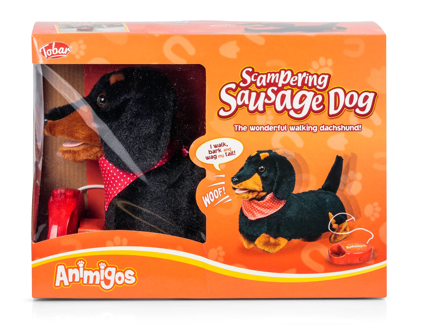 Animigos scampering sausage dog