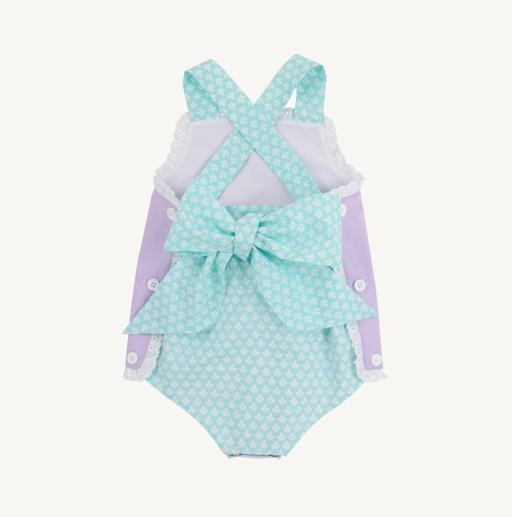 Sisi sunsuit - lauderdale lavender/dunmore doo-dad