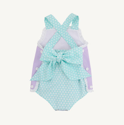 Sisi sunsuit - lauderdale lavender/dunmore doo-dad