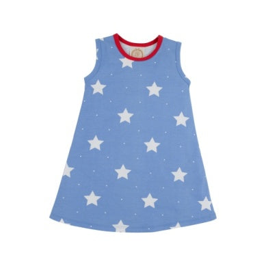 Sleeveless polly play dress - north sea stars