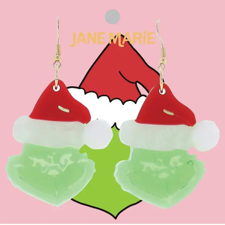 Grinch earrings