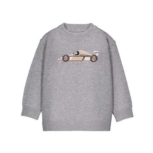 Race car sweater - fog