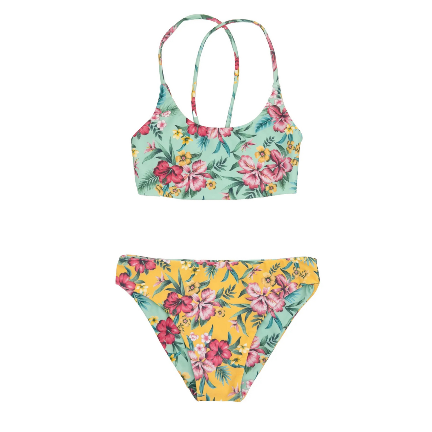 Waverly reversible bikini - beach glass