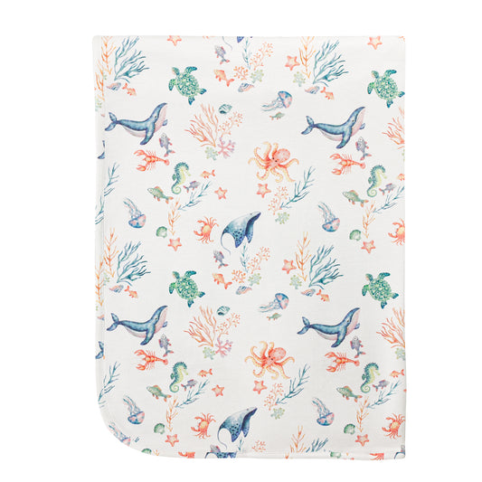 Sea world receiving blanket