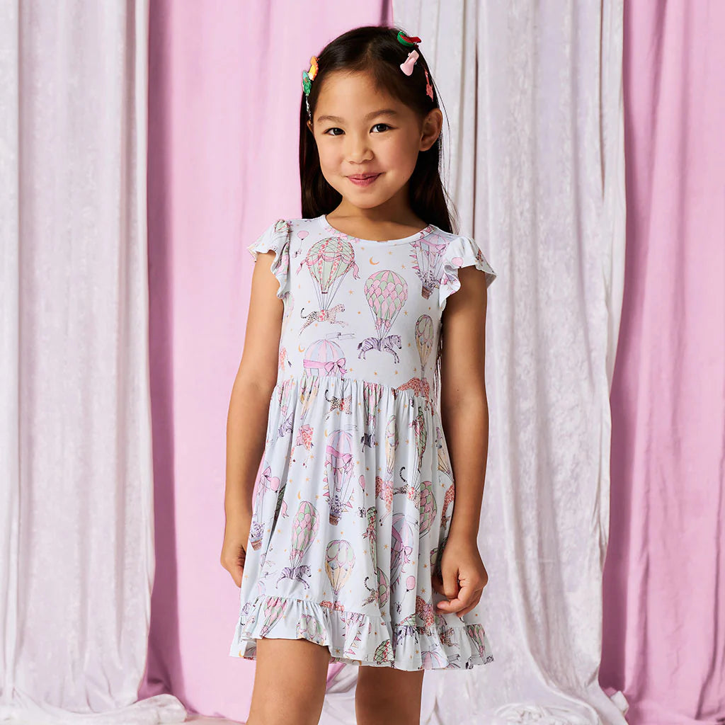Seraphina ruffle twirl dress