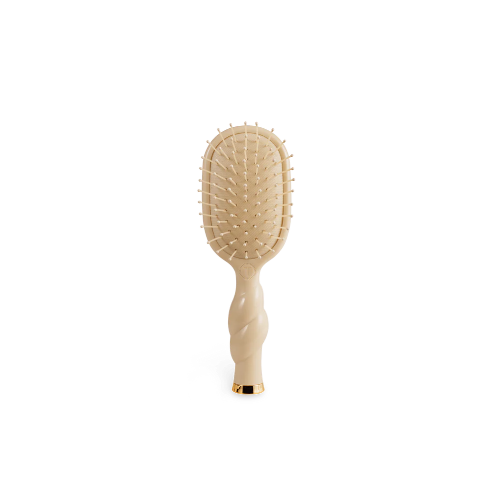 Mini hair brush medium hair - tan