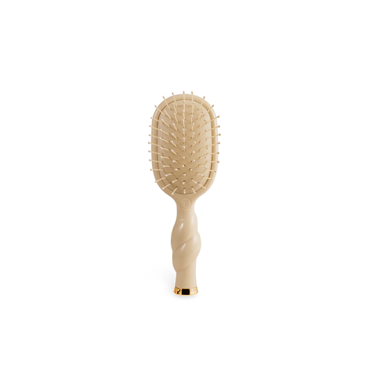 Mini hair brush medium hair - tan