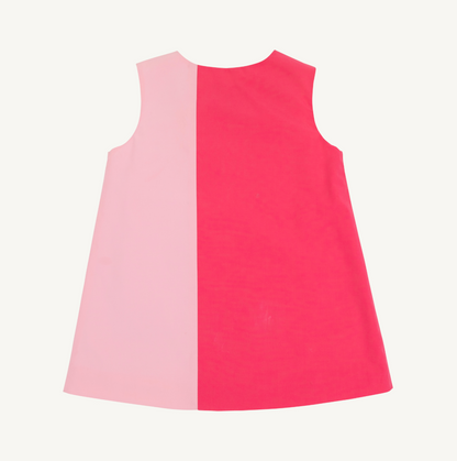 Caroline colorblock jumper - palm springs punch