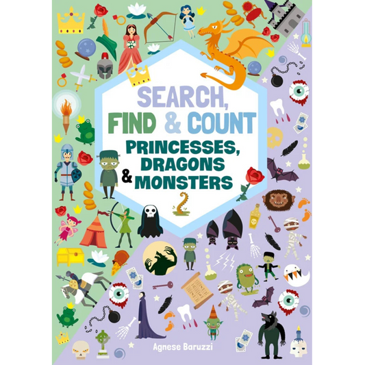 Search, find & count: princesses & dragon