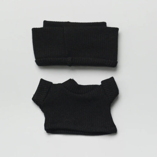 Luxurious labubu clothes - black